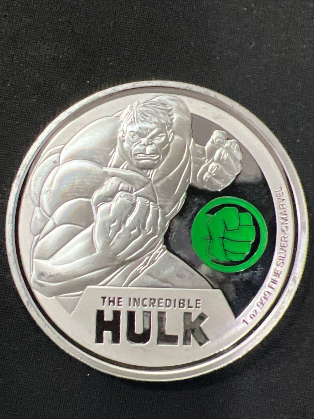 2024 $2 Niue Marvel The Incredible Hulk 1 oz 999 Fine Silver Coin